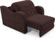 Миниатюра изображения товара Кресло-кровать Mebel-Ars Барон №4 НПБ (велюр шоколад HB-178/16)