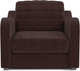 Миниатюра изображения товара Кресло-кровать Mebel-Ars Барон №4 НПБ (велюр шоколад HB-178/16)