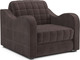 Миниатюра изображения товара Кресло-кровать Mebel-Ars Барон №4 НПБ (коричневый кордрой)