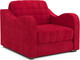 Миниатюра изображения товара Кресло-кровать Mebel-Ars Барон №4 НПБ (красный кордрой)