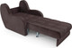 Миниатюра изображения товара Кресло-кровать Mebel-Ars Барон НПБ (бархат шоколадный Star Velvet 60 Coffee)