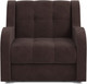 Миниатюра изображения товара Кресло-кровать Mebel-Ars Барон НПБ (велюр молочный шоколад НВ-178/13)