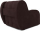 Миниатюра изображения товара Кресло-кровать Mebel-Ars Барон НПБ (велюр шоколад HB-178/16)