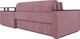 Миниатюра изображения товара Диван угловой Mebel-Ars Прага НПБ (велюр пудра НВ-178/18)