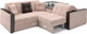 Миниатюра изображения товара Диван угловой Mebel-Ars Прага НПБ (кордрой бежевый)