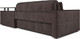 Миниатюра изображения товара Диван угловой Mebel-Ars Прага НПБ (кордрой коричневый)