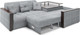 Миниатюра изображения товара Диван угловой Mebel-Ars Прага НПБ (рогожка серая)