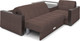 Миниатюра изображения товара Диван угловой Mebel-Ars Прага НПБ (рогожка шоколад)