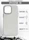 Миниатюра изображения товара Чехол-накладка Luxo С MagSafe Карбоновый дождь LF75 для Apple iPhone 15 (серый)