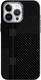 Миниатюра изображения товара Чехол-накладка Luxo С MagSafe Квадраты карбона LF39 для Apple iPhone 15 Pro (черный)