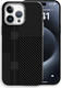 Миниатюра изображения товара Чехол-накладка Luxo С MagSafe Квадраты карбона LF39 для Apple iPhone 15 Pro (черный)