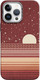Миниатюра изображения товара Чехол-накладка Luxo С MagSafe Закат солнца LF86 для Apple iPhone 15 Pro Max (коричневый/бежевый)