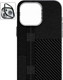 Миниатюра изображения товара Чехол-накладка Luxo С MagSafe Квадраты карбона LF39 для Apple iPhone 15 Pro Max (черный)