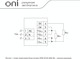 Миниатюра изображения товара Блок питания на DIN-рейку ONI 220В AC/24В DC 10А 240Вт / OPSE-DC24-240B