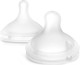 Миниатюра изображения товара Набор сосок Suavinex Physiological +6 мес. Силиконовая противоколиковая / 307044 (2шт)