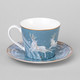 Миниатюра изображения товара Чашка с блюдцем Lefard Снежная королева 590-625