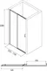 Миниатюра изображения товара Душевой уголок Alex Baitler 110x100 AB61C110 + стенка SG61C100