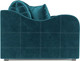 Миниатюра изображения товара Диван Mebel-Ars Аккордеон Барон №4 ППУ 120x200 (бархат синий/зеленый Star Velvet 43 Black Green)