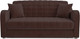 Миниатюра изображения товара Диван Mebel-Ars Аккордеон Барон №4 ППУ 180x200 (велюр шоколад HB-178/16)