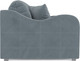 Миниатюра изображения товара Диван Mebel-Ars Аккордеон Барон №4 ППУ 155x200 (велюр серый/синий HB-178/26)