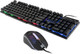 Миниатюра изображения товара Комплект клавиатура и мышь Оклик 400GMK (черный)
