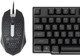 Миниатюра изображения товара Комплект клавиатура и мышь Оклик 400GMK (черный)