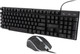 Миниатюра изображения товара Комплект клавиатура и мышь Оклик 400GMK (черный)