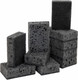 Миниатюра изображения товара Набор губок для мытья посуды Laima Square / 608648 (10шт, черный)