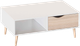 Миниатюра изображения товара Журнальный столик Мебельград Соната (белый фон/дуб сонома)