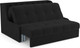 Миниатюра изображения товара Диван Mebel-Ars Аккордеон Барон №6 ППУ 155x200 (велюр черный HB-178/17)