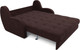 Миниатюра изображения товара Диван Mebel-Ars Аккордеон Барон ППУ 120x200 (велюр шоколад HB-178/16)