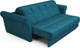 Миниатюра изображения товара Диван Mebel-Ars Аккордеон Гранд ППУ 120x200 (бархат синий/зеленый Star Velvet 43 Black Green)