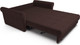 Миниатюра изображения товара Диван Mebel-Ars Аккордеон Гранд ППУ 120x200 (велюр шоколадный НВ-178/16)