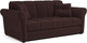 Миниатюра изображения товара Диван Mebel-Ars Аккордеон Гранд ППУ 155x200 (велюр шоколадный НВ-178/16)