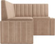 Миниатюра изображения товара Уголок кухонный мягкий Mebel-Ars Вермут 211x83x141 / M11-23-14 (кордрой бежевый)