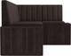 Миниатюра изображения товара Уголок кухонный мягкий Mebel-Ars Вермут 211x83x141 / M11-23-15 (кордрой коричневый)