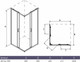 Миниатюра изображения товара Душевой уголок Alex Baitler AB1490B1 + поддон AB9017H-2
