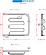 Миниатюра изображения товара Полотенцесушитель водяной Ростела Джаз ДУ-25 50x60 (1")