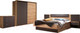 Миниатюра изображения товара Комплект мебели для спальни ФорестДекоГрупп Терра (орех)