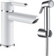 Миниатюра изображения товара Смеситель Shevanik S6071F (белый/хром)