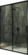 Миниатюра изображения товара Душевая дверь MaybahGlass 195x150 / MGD-1281-6 (сатин/черный)