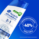 Миниатюра изображения товара Шампунь-кондиционер для волос Head & Shoulders Основной уход против перхоти 2в1 (360мл)