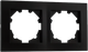 Миниатюра изображения товара Рамка для выключателей и розеток El-Bi Vega / 510-014800-226 (черный)