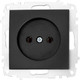 Миниатюра изображения товара Розетка El-Bi Zena-Vega / 609-014800-215 (черный)