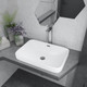 Миниатюра изображения товара Умывальник Lauter 21441A + клапан 21190B + сифон 21635B (черный матовый)