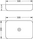 Миниатюра изображения товара Умывальник Lauter 21487-50 + клапан 21190B