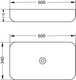 Миниатюра изображения товара Умывальник Lauter 21487-60 + клапан 21190CH