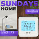 Миниатюра изображения товара Терморегулятор для теплого пола Sundays Home 241125019 (голубой)
