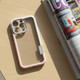 Миниатюра изображения товара Чехол-накладка G-Case Для iРhone 16 Pro Max / 6601110761D (розовый/белый)