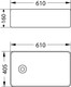 Миниатюра изображения товара Умывальник Lauter 21518-1 + клапан 21190G
